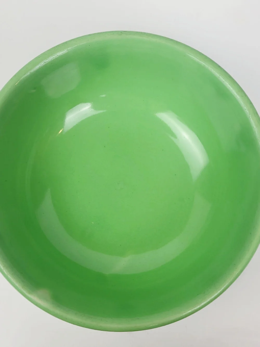 Vtg 40s 50s~FIRE KING Jadeite Cereal/Soup Bowl~Beaded Edge~Restaurant Ware~5.75